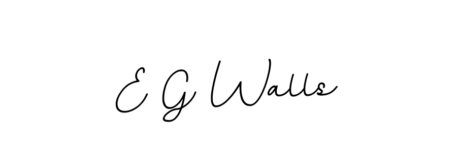 E G Walls stylish signature style. Best Handwritten Sign (BallpointsItalic-DORy9) for my name. Handwritten Signature Collection Ideas for my name E G Walls. E G Walls signature style 11 images and pictures png