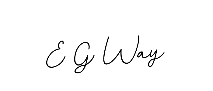 E G Way stylish signature style. Best Handwritten Sign (BallpointsItalic-DORy9) for my name. Handwritten Signature Collection Ideas for my name E G Way. E G Way signature style 11 images and pictures png