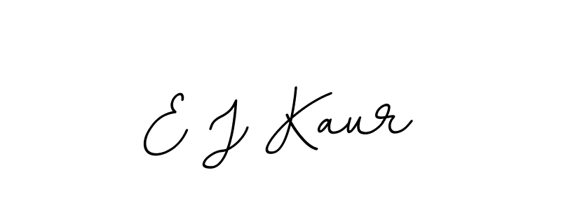 Design your own signature with our free online signature maker. With this signature software, you can create a handwritten (BallpointsItalic-DORy9) signature for name E J Kaur. E J Kaur signature style 11 images and pictures png
