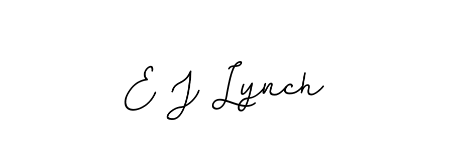 Create a beautiful signature design for name E J Lynch. With this signature (BallpointsItalic-DORy9) fonts, you can make a handwritten signature for free. E J Lynch signature style 11 images and pictures png