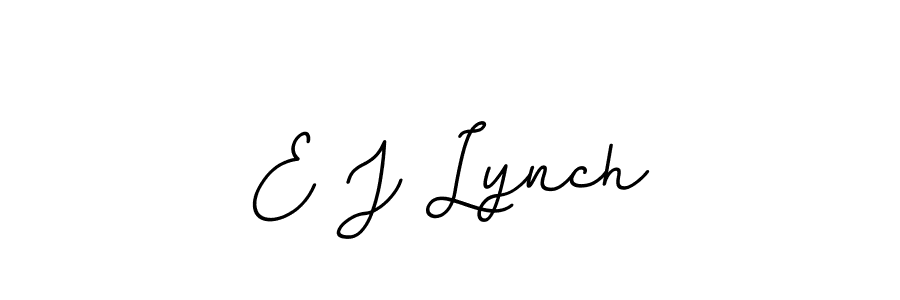 Create a beautiful signature design for name E J Lynch. With this signature (BallpointsItalic-DORy9) fonts, you can make a handwritten signature for free. E J Lynch signature style 11 images and pictures png