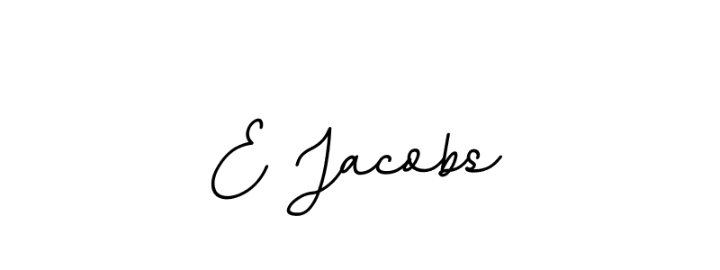 The best way (BallpointsItalic-DORy9) to make a short signature is to pick only two or three words in your name. The name E Jacobs include a total of six letters. For converting this name. E Jacobs signature style 11 images and pictures png