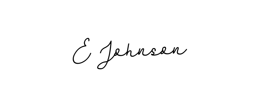 The best way (BallpointsItalic-DORy9) to make a short signature is to pick only two or three words in your name. The name E Johnson include a total of six letters. For converting this name. E Johnson signature style 11 images and pictures png
