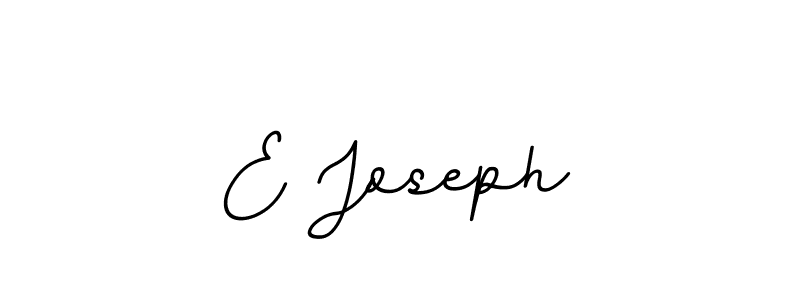 How to make E Joseph name signature. Use BallpointsItalic-DORy9 style for creating short signs online. This is the latest handwritten sign. E Joseph signature style 11 images and pictures png