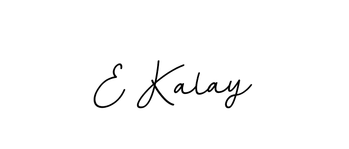 It looks lik you need a new signature style for name E Kalay. Design unique handwritten (BallpointsItalic-DORy9) signature with our free signature maker in just a few clicks. E Kalay signature style 11 images and pictures png