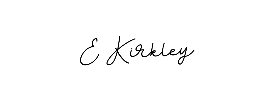 The best way (BallpointsItalic-DORy9) to make a short signature is to pick only two or three words in your name. The name E Kirkley include a total of six letters. For converting this name. E Kirkley signature style 11 images and pictures png