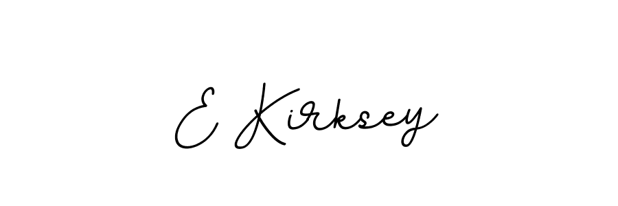 How to make E Kirksey name signature. Use BallpointsItalic-DORy9 style for creating short signs online. This is the latest handwritten sign. E Kirksey signature style 11 images and pictures png