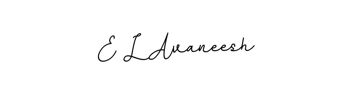 Also You can easily find your signature by using the search form. We will create E L Avaneesh name handwritten signature images for you free of cost using BallpointsItalic-DORy9 sign style. E L Avaneesh signature style 11 images and pictures png