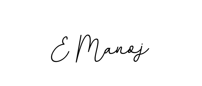 You can use this online signature creator to create a handwritten signature for the name E Manoj. This is the best online autograph maker. E Manoj signature style 11 images and pictures png