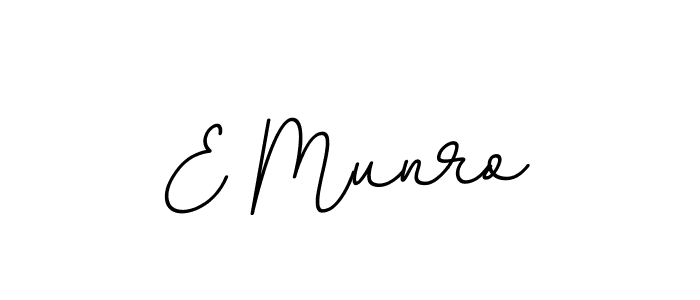 Also You can easily find your signature by using the search form. We will create E Munro name handwritten signature images for you free of cost using BallpointsItalic-DORy9 sign style. E Munro signature style 11 images and pictures png