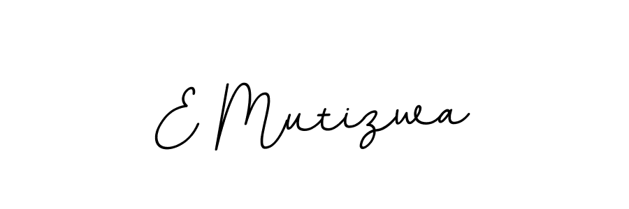 How to make E Mutizwa signature? BallpointsItalic-DORy9 is a professional autograph style. Create handwritten signature for E Mutizwa name. E Mutizwa signature style 11 images and pictures png