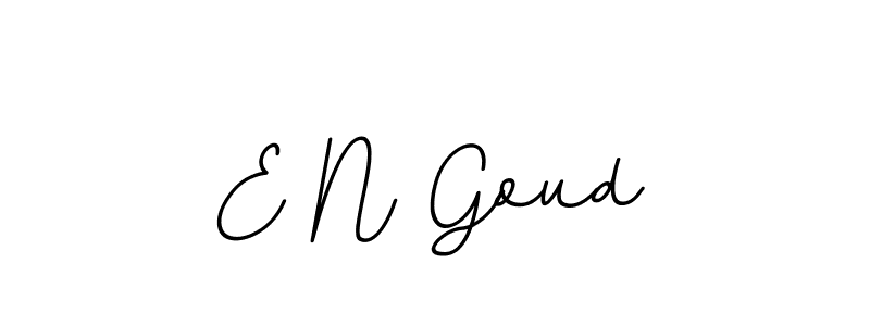 E N Goud stylish signature style. Best Handwritten Sign (BallpointsItalic-DORy9) for my name. Handwritten Signature Collection Ideas for my name E N Goud. E N Goud signature style 11 images and pictures png