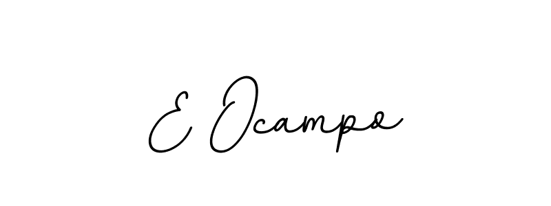 How to make E Ocampo signature? BallpointsItalic-DORy9 is a professional autograph style. Create handwritten signature for E Ocampo name. E Ocampo signature style 11 images and pictures png