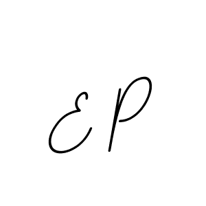 How to make E P signature? BallpointsItalic-DORy9 is a professional autograph style. Create handwritten signature for E P name. E P signature style 11 images and pictures png