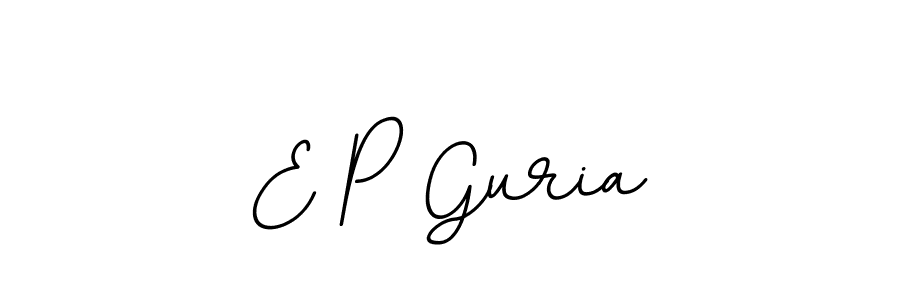 Similarly BallpointsItalic-DORy9 is the best handwritten signature design. Signature creator online .You can use it as an online autograph creator for name E P Guria. E P Guria signature style 11 images and pictures png