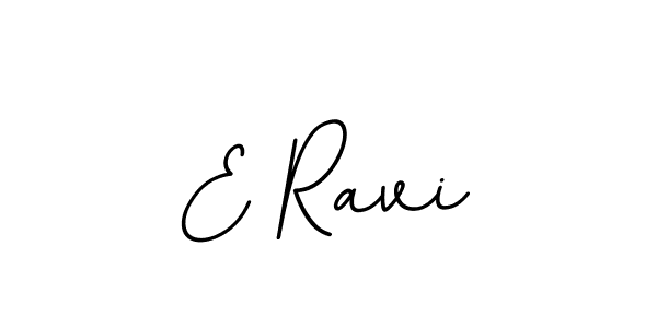 Design your own signature with our free online signature maker. With this signature software, you can create a handwritten (BallpointsItalic-DORy9) signature for name E Ravi. E Ravi signature style 11 images and pictures png