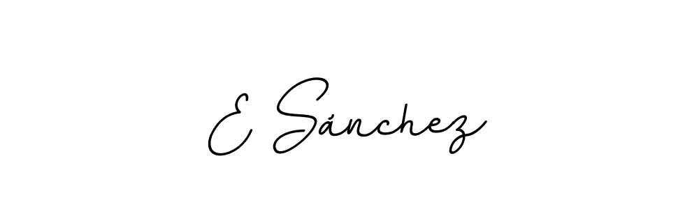 How to make E Sánchez signature? BallpointsItalic-DORy9 is a professional autograph style. Create handwritten signature for E Sánchez name. E Sánchez signature style 11 images and pictures png