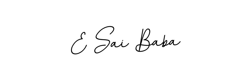 Also we have E Sai Baba name is the best signature style. Create professional handwritten signature collection using BallpointsItalic-DORy9 autograph style. E Sai Baba signature style 11 images and pictures png