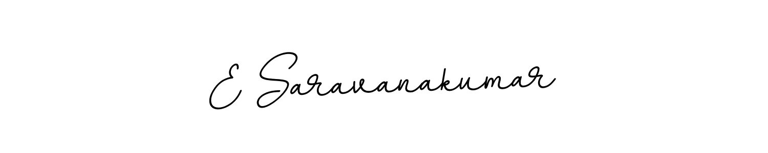 Make a beautiful signature design for name E Saravanakumar. With this signature (BallpointsItalic-DORy9) style, you can create a handwritten signature for free. E Saravanakumar signature style 11 images and pictures png