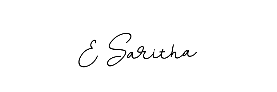 How to make E Saritha signature? BallpointsItalic-DORy9 is a professional autograph style. Create handwritten signature for E Saritha name. E Saritha signature style 11 images and pictures png