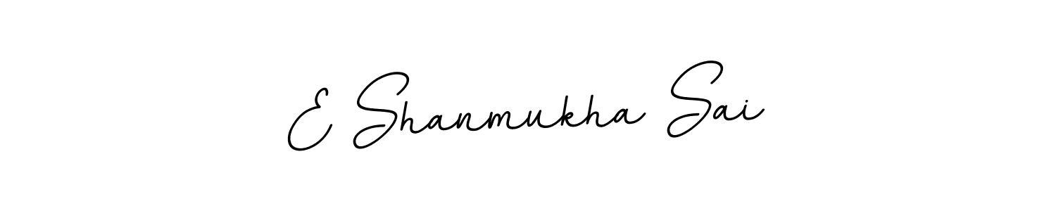 BallpointsItalic-DORy9 is a professional signature style that is perfect for those who want to add a touch of class to their signature. It is also a great choice for those who want to make their signature more unique. Get E Shanmukha Sai name to fancy signature for free. E Shanmukha Sai signature style 11 images and pictures png