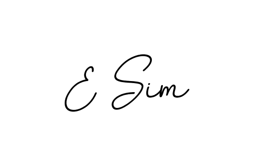This is the best signature style for the E Sim name. Also you like these signature font (BallpointsItalic-DORy9). Mix name signature. E Sim signature style 11 images and pictures png