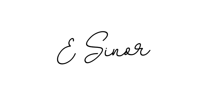 It looks lik you need a new signature style for name E Sinor. Design unique handwritten (BallpointsItalic-DORy9) signature with our free signature maker in just a few clicks. E Sinor signature style 11 images and pictures png