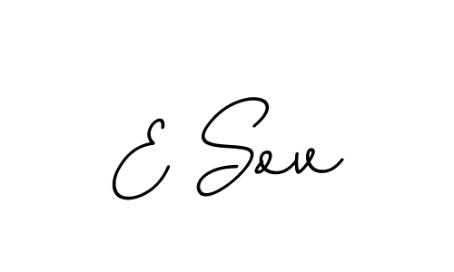 Make a beautiful signature design for name E Sov. With this signature (BallpointsItalic-DORy9) style, you can create a handwritten signature for free. E Sov signature style 11 images and pictures png