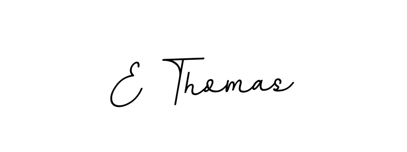 How to make E Thomas name signature. Use BallpointsItalic-DORy9 style for creating short signs online. This is the latest handwritten sign. E Thomas signature style 11 images and pictures png