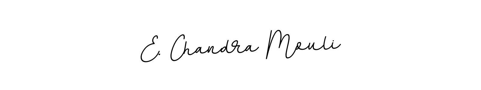Use a signature maker to create a handwritten signature online. With this signature software, you can design (BallpointsItalic-DORy9) your own signature for name E. Chandra Mouli. E. Chandra Mouli signature style 11 images and pictures png