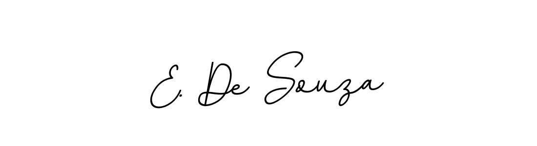 It looks lik you need a new signature style for name E. De Souza. Design unique handwritten (BallpointsItalic-DORy9) signature with our free signature maker in just a few clicks. E. De Souza signature style 11 images and pictures png
