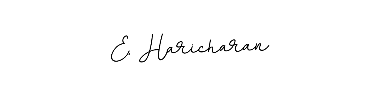 This is the best signature style for the E. Haricharan name. Also you like these signature font (BallpointsItalic-DORy9). Mix name signature. E. Haricharan signature style 11 images and pictures png