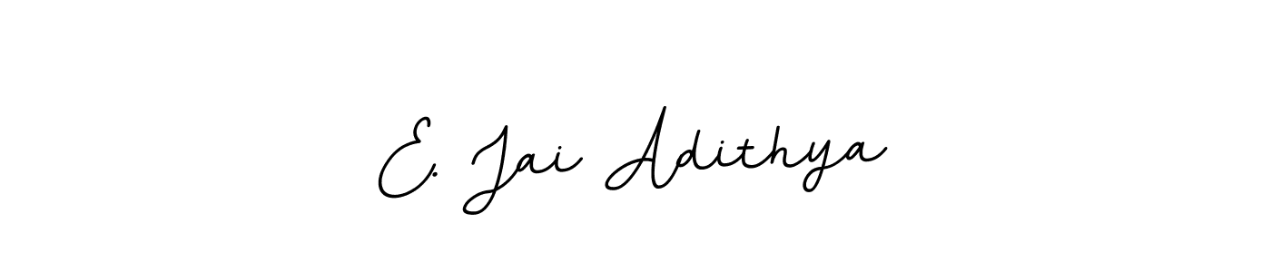 Also You can easily find your signature by using the search form. We will create E. Jai Adithya name handwritten signature images for you free of cost using BallpointsItalic-DORy9 sign style. E. Jai Adithya signature style 11 images and pictures png