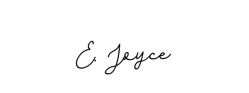 The best way (BallpointsItalic-DORy9) to make a short signature is to pick only two or three words in your name. The name E. Joyce include a total of six letters. For converting this name. E. Joyce signature style 11 images and pictures png
