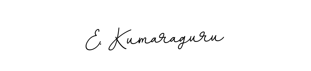 Design your own signature with our free online signature maker. With this signature software, you can create a handwritten (BallpointsItalic-DORy9) signature for name E. Kumaraguru. E. Kumaraguru signature style 11 images and pictures png