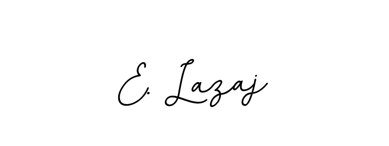 BallpointsItalic-DORy9 is a professional signature style that is perfect for those who want to add a touch of class to their signature. It is also a great choice for those who want to make their signature more unique. Get E. Lazaj name to fancy signature for free. E. Lazaj signature style 11 images and pictures png