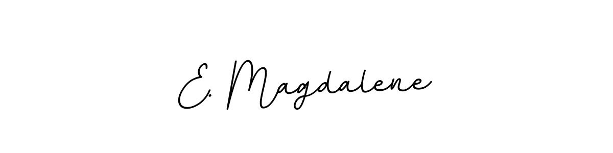 BallpointsItalic-DORy9 is a professional signature style that is perfect for those who want to add a touch of class to their signature. It is also a great choice for those who want to make their signature more unique. Get E. Magdalene name to fancy signature for free. E. Magdalene signature style 11 images and pictures png