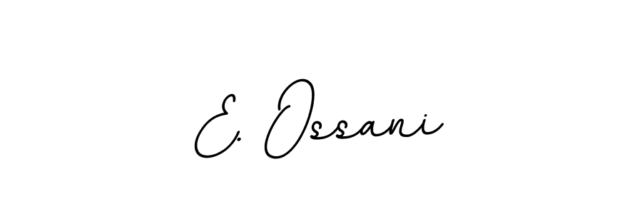 if you are searching for the best signature style for your name E. Ossani. so please give up your signature search. here we have designed multiple signature styles  using BallpointsItalic-DORy9. E. Ossani signature style 11 images and pictures png