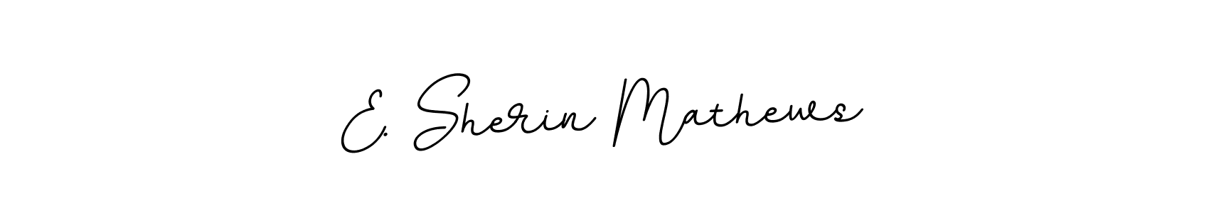 Make a beautiful signature design for name E. Sherin Mathews. Use this online signature maker to create a handwritten signature for free. E. Sherin Mathews signature style 11 images and pictures png