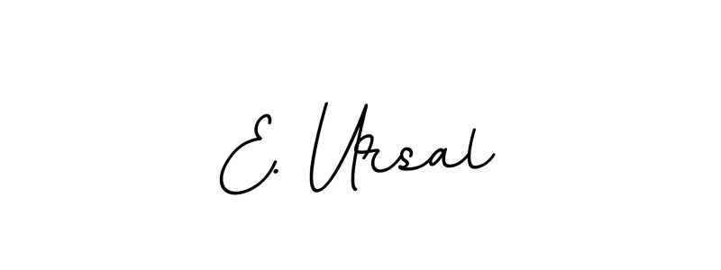 How to Draw E. Ursal signature style? BallpointsItalic-DORy9 is a latest design signature styles for name E. Ursal. E. Ursal signature style 11 images and pictures png
