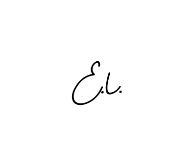 How to Draw E.l. signature style? BallpointsItalic-DORy9 is a latest design signature styles for name E.l.. E.l. signature style 11 images and pictures png