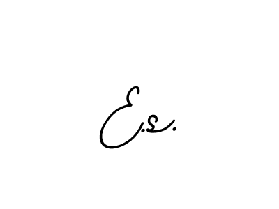 Also we have E.s. name is the best signature style. Create professional handwritten signature collection using BallpointsItalic-DORy9 autograph style. E.s. signature style 11 images and pictures png