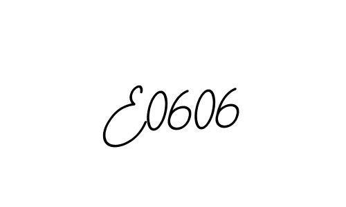 Make a beautiful signature design for name E0606. With this signature (BallpointsItalic-DORy9) style, you can create a handwritten signature for free. E0606 signature style 11 images and pictures png