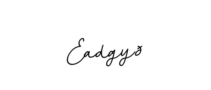 Create a beautiful signature design for name Eadgyð. With this signature (BallpointsItalic-DORy9) fonts, you can make a handwritten signature for free. Eadgyð signature style 11 images and pictures png