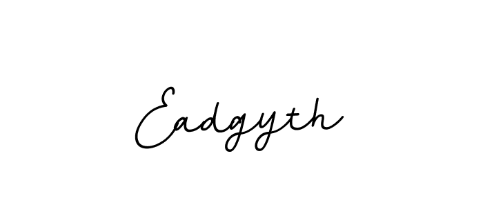 The best way (BallpointsItalic-DORy9) to make a short signature is to pick only two or three words in your name. The name Eadgyth include a total of six letters. For converting this name. Eadgyth signature style 11 images and pictures png