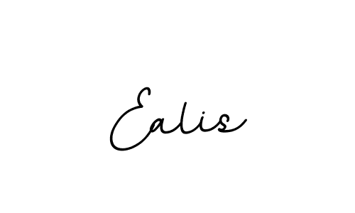 Create a beautiful signature design for name Ealis. With this signature (BallpointsItalic-DORy9) fonts, you can make a handwritten signature for free. Ealis signature style 11 images and pictures png