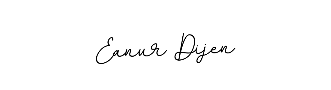 How to make Eanur Dijen name signature. Use BallpointsItalic-DORy9 style for creating short signs online. This is the latest handwritten sign. Eanur Dijen signature style 11 images and pictures png