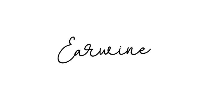 Design your own signature with our free online signature maker. With this signature software, you can create a handwritten (BallpointsItalic-DORy9) signature for name Earwine. Earwine signature style 11 images and pictures png