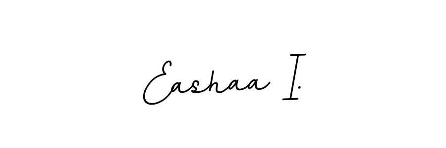 Also You can easily find your signature by using the search form. We will create Eashaa I. name handwritten signature images for you free of cost using BallpointsItalic-DORy9 sign style. Eashaa I. signature style 11 images and pictures png