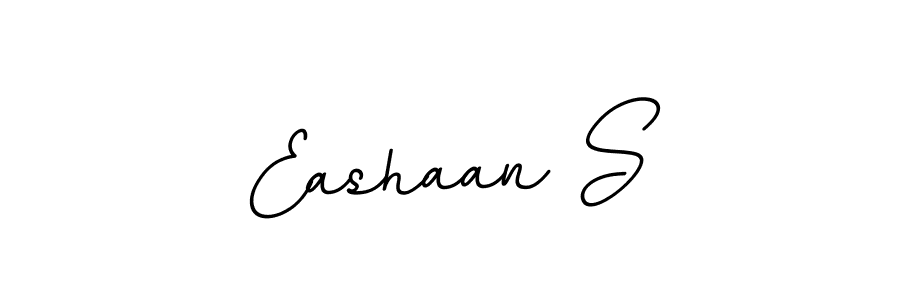 Use a signature maker to create a handwritten signature online. With this signature software, you can design (BallpointsItalic-DORy9) your own signature for name Eashaan S. Eashaan S signature style 11 images and pictures png